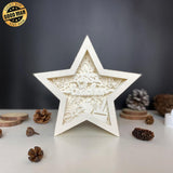 Teacher - Paper Cut Star Light Box File - Cricut File - 20x21cm - LightBoxGoodMan - LightboxGoodman