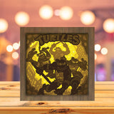 Teenage Mutant - Paper Cutting Light Box - LightBoxGoodman - LightboxGoodman