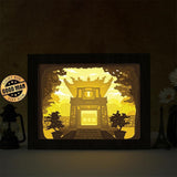 Temple of Literature – Paper Cut Light Box File - Cricut File - 20x26cm - LightBoxGoodMan - LightboxGoodman