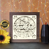 Thankful 1 - Paper Cutting Light Box - LightBoxGoodman - LightboxGoodman