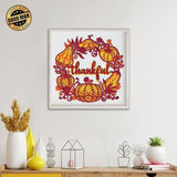 Thanksgiving Day - Paper 3D Layered File - Cricut File - 20x19cm - LightBoxGoodMan - LightboxGoodman