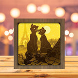 The Aristocats - Paper Cutting Light Box - LightBoxGoodman - LightboxGoodman