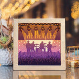 The Beatles 2 – Paper Cut Light Box File - Cricut File - 8x8 inches - LightBoxGoodMan - LightboxGoodman