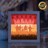 The Beatles 2 – Paper Cut Light Box File - Cricut File - 8x8 inches - LightBoxGoodMan - LightboxGoodman