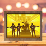 The Beatles - Paper Cutting Light Box - LightBoxGoodman - LightboxGoodman