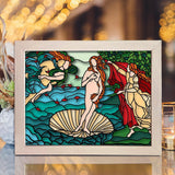 The Birth Of Venus – Paper Cut Light Box File - Cricut File - 8x10 inches - LightBoxGoodMan - LightboxGoodman