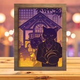 The Cat Returns - Paper Cutting Light Box - LightBoxGoodman