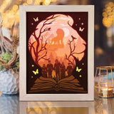 The Chronicles Of Narnia - Paper Cut Light Box File - Cricut File - 20x26cm - LightBoxGoodMan