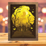 The Chronicles Of Narnia - Paper Cutting Light Box - LightBoxGoodman - LightboxGoodman