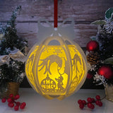 The Grinch - Globe Lantern File - Cricut File 1 - LightBoxGoodMan