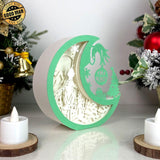 The Grinch - Paper Cut Moon Light Box File - Cricut File - 16x16cm - LightBoxGoodMan - LightboxGoodman