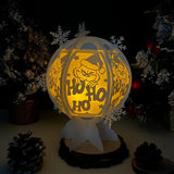 The Grinch - Snowball Lantern File - Cricut File - LightBoxGoodMan - LightboxGoodman