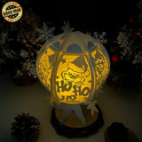 The Grinch - Snowball Lantern File - Cricut File - LightBoxGoodMan - LightboxGoodman