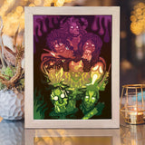 The Haunting Horror Villains – Paper Cut Light Box File - Cricut File - 20x26cm - LightBoxGoodMan