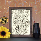 The Haunting Horror Villains - Paper Cutting Light Box - LightBoxGoodman - LightboxGoodman