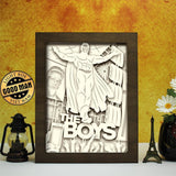 The Homelander (The Boys) - Paper Cut Light Box File - Cricut File - 20x26cm - LightBoxGoodMan - LightboxGoodman