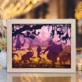 The Jungle Book - Paper Cut Light Box File - Cricut File - 20x26cm - LightBoxGoodMan