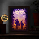 The Last of Us - Paper Cut Light Box File - Cricut File - 20x26cm - LightBoxGoodMan - LightboxGoodman