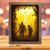 The Last of Us - Paper Cutting Light Box - LightBoxGoodman - LightboxGoodman