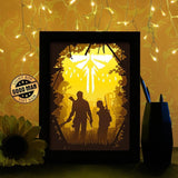 The Last of Us - Paper Cutting Light Box - LightBoxGoodman - LightboxGoodman