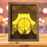 The Night Circus 1 - Paper Cutting Light Box - LightBoxGoodman