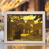 The Old Quater - Paper Cut Light Box File - Cricut File - 8x10 Inches - LightBoxGoodMan