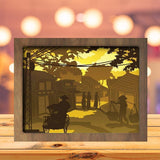 The Old Quater - Paper Cutting Light Box - LightBoxGoodman - LightboxGoodman