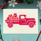 The Red Truck Valentines Edition - Cricut File - Svg, Png, Dxf, Eps - LightBoxGoodMan - LightboxGoodman