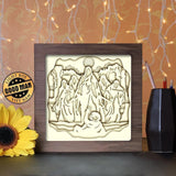 The Ringwraiths - Paper Cutting Light Box - LightBoxGoodman - LightboxGoodman