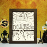 The Secrets Of Dumbledore - Paper Cut Light Box File - Cricut File - 20x26cm - LightBoxGoodMan - LightboxGoodman