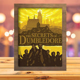 The Secrets Of Dumbledore - Paper Cutting Light Box - LightBoxGoodman