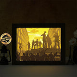 The Walking Dead 1 – Paper Cut Light Box File - Cricut File - 20x26cm - LightBoxGoodMan - LightboxGoodman