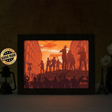 The Walking Dead 1 – Paper Cut Light Box File - Cricut File - 20x26cm - LightBoxGoodMan - LightboxGoodman