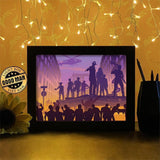 The Walking Dead 1 - Paper Cutting Light Box - LightBoxGoodman - LightboxGoodman