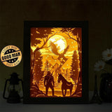 The Witcher 1 – Paper Cut Light Box File - Cricut File - 20x26cm - LightBoxGoodMan - LightboxGoodman