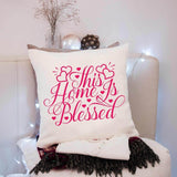 This Home Is Blessed - Cricut File - Svg, Png, Dxf, Eps - LightBoxGoodMan - LightboxGoodman