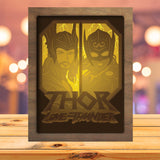 Thor Love And Thunder - Paper Cutting Light Box - LightBoxGoodman - LightboxGoodman