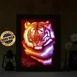 Tiger 1 – Paper Cut Light Box File - Cricut File - 8x10 inches - LightBoxGoodMan - LightboxGoodman