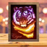 Tiger 1 - Paper Cutting Light Box - LightBoxGoodman - LightboxGoodman