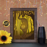 Tiger 2 - Paper Cutting Light Box - LightBoxGoodman - LightboxGoodman