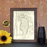 Tiger 2 - Paper Cutting Light Box - LightBoxGoodman - LightboxGoodman