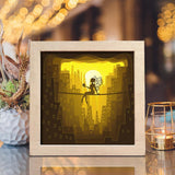 Tinker Bell 1 Square – Paper Cut Light Box File - Cricut File - 20x20cm - LightBoxGoodMan - LightboxGoodman