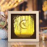 Tinker Bell 3 Square – Paper Cut Light Box File - Cricut File - 20x20cm - LightBoxGoodMan