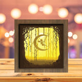 Tinker Bell 3 Square - Paper Cutting Light Box - LightBoxGoodman - LightboxGoodman