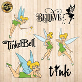 Tinker Bell - Cricut File - Svg, Png, Dxf, Eps - LightBoxGoodMan - LightboxGoodman