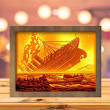 Titanic - Paper Cutting Light Box - LightBoxGoodman - LightboxGoodman