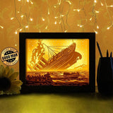 Titanic - Paper Cutting Light Box - LightBoxGoodman - LightboxGoodman