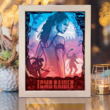 Tomb Raider – Paper Cut Light Box File - Cricut File - 20x26cm - LightBoxGoodMan - LightboxGoodman