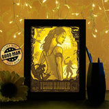 Tomb Raider - Paper Cutting Light Box - LightBoxGoodman - LightboxGoodman