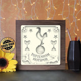 Tonttenham Hotpur – Paper Cut Light Box File - Cricut File - 20x20cm - LightBoxGoodMan - LightboxGoodman